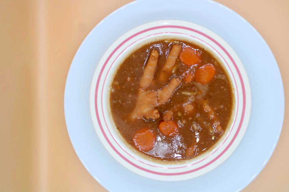 Red Peas Soup plate