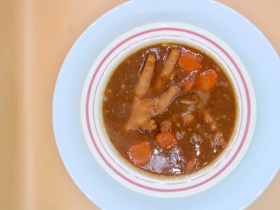 Red Peas Soup With Chicken Feet